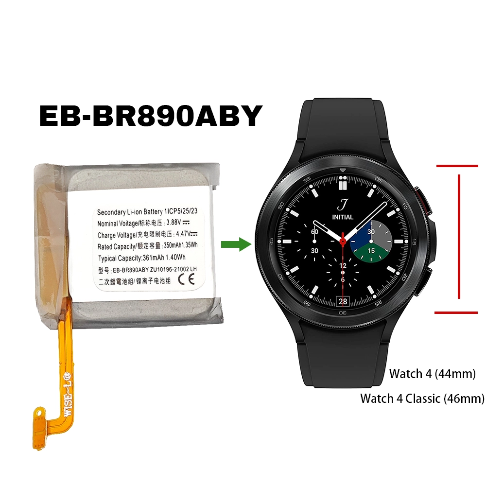 Replacement Battery EB-BR890ABY for Samsung Galaxy Watch 4 Classic (46mm) SM-R890 SM-R895,Galaxy Watch 4 (44mm) SM-R870 SM-R875 SM-R875U - Image 4