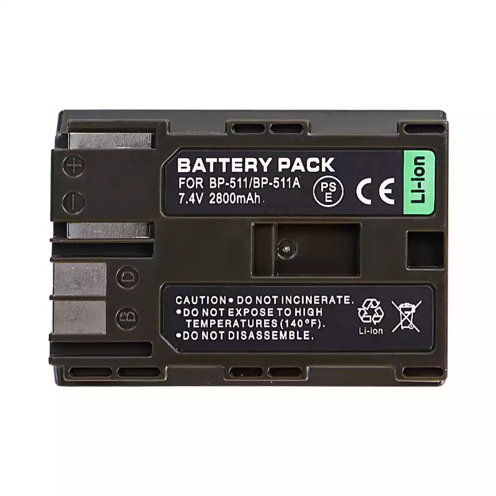 Replacement camera battery for Canon BP-511 BP-511A