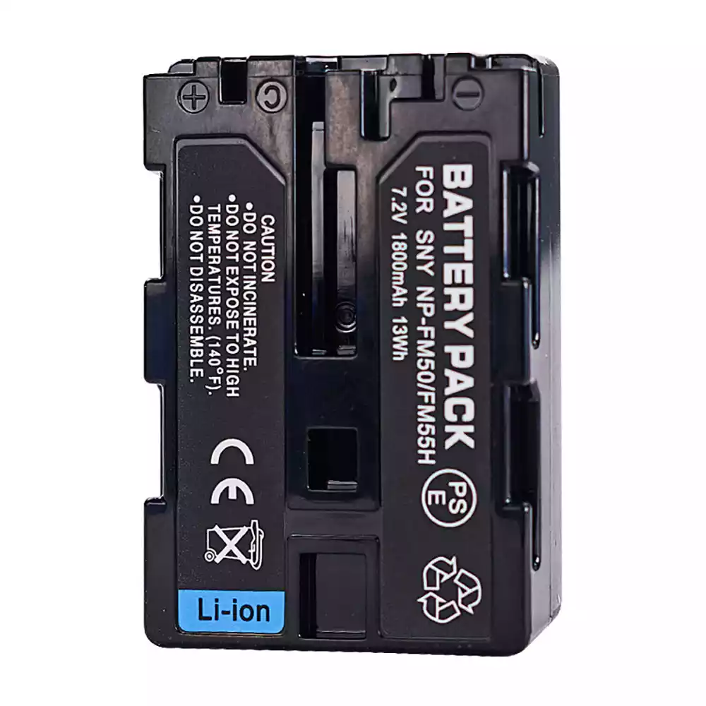 Replacement camera battery for SONY NP-FM50 NP-FM55H - Image 2