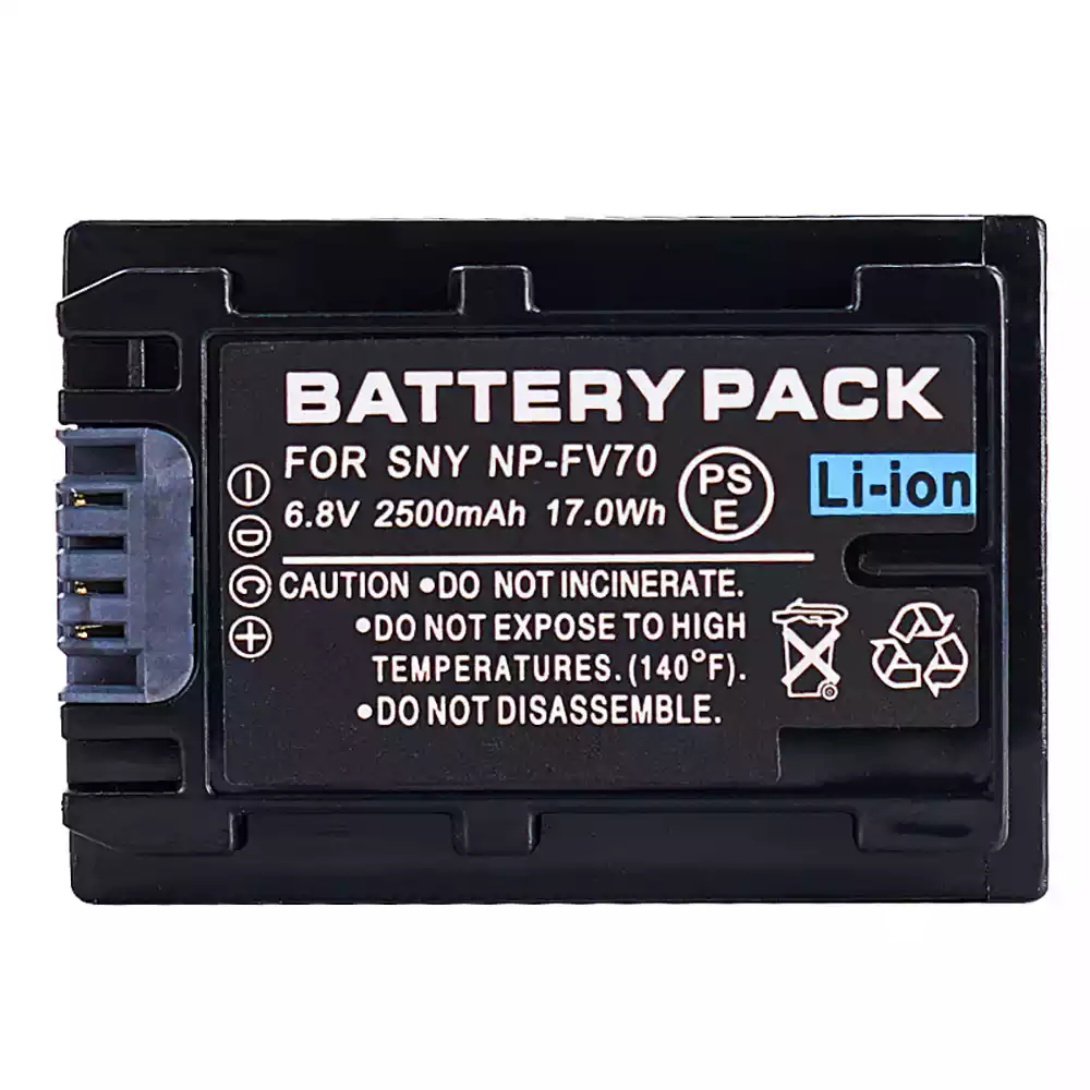Replacement camera battery for SONY NP-FV70