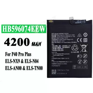 Genuine cell phone battery HB596074EEW for HUAWEI P40 Pro Plus