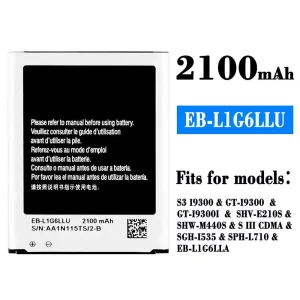 Genuine cell phone battery EB-L1G6LLU for Samsung S3 I9300