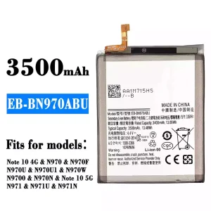 Genuine cell phone battery EB-BN970ABU for Samsung Note 10 4G