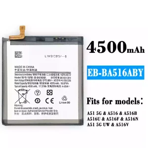 Genuine cell phone battery EB-BA516ABY for Samsung A51 5G