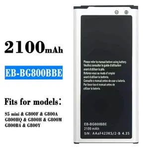 Genuine cell phone battery EB-BG800BBE for Samsung S5 mini