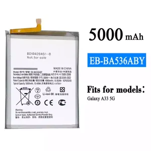 Genuine cell phone battery EB-BA536ABY for Samsung Galaxy A33 5G