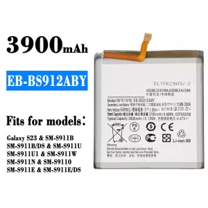 Genuine cell phone battery EB-BS912ABY for Samsung Galaxy S23