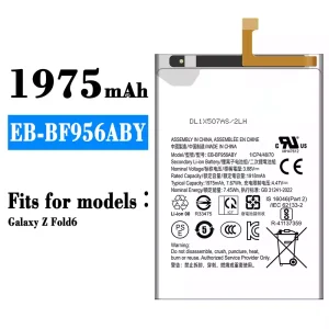 Genuine cell phone battery EB-BF956ABY for Samsung Galaxy Z Fold 6