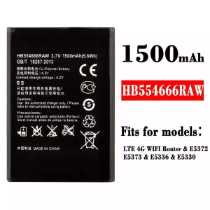 Genuine cell phone battery HB554666RAW for HUAWEI LTE 4G WIFI Router / E5372 / E5373 / E5336 / E5330