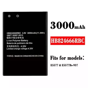 Genuine cell phone battery HB824666RBC for HUAWEI E5577