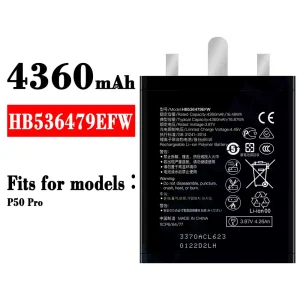 Genuine cell phone battery HB536479EFW for HUAWEI P50 Pro