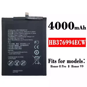 Genuine cell phone battery HB376994ECW for HUAWEI Honor V9 / Honor 8 Pro