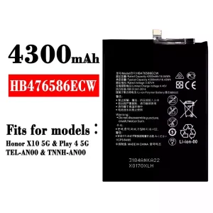 Genuine cell phone battery HB476586ECW for HUAWEI Honor X10 5G / Play 4 5G