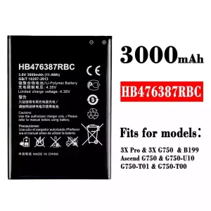 Genuine cell phone battery HB476387RBC for HUAWEI 3X Pro