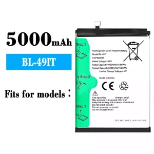 Genuine cell phone battery BL-49IT for Tecno