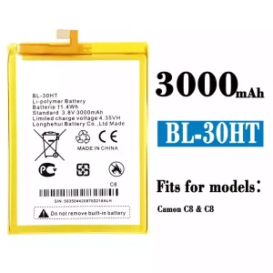 Genuine cell phone battery BL-30HT for Tecno Camon C8