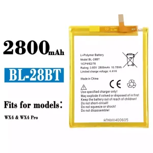 Genuine cell phone battery BL-28BT for Tecno WX4 / WX4 Pro