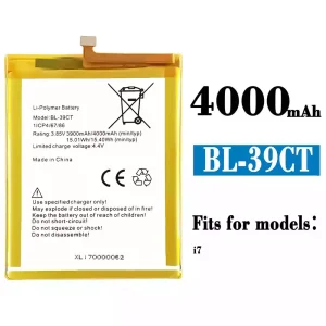Genuine cell phone battery BL-39CT for Tecno i7