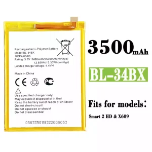 Genuine cell phone battery BL-34BX for Infinix Smart 2 HD