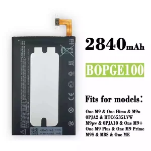 Genuine cell phone battery B0PGE100 BOPGE100 for HTC One M9 / One M9 Plus