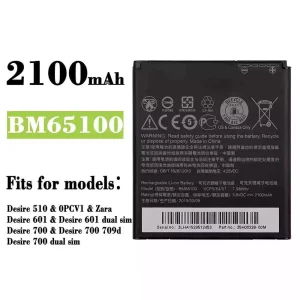 Genuine cell phone battery BM65100 for HTC Desire 510 / Desire 601