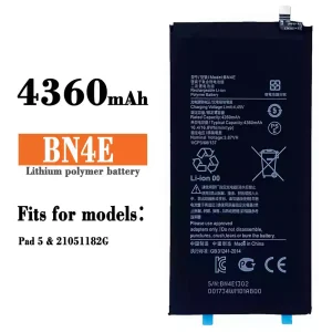 Genuine cell phone battery BN4E for Xiaomi Pad 5