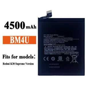 Genuine cell phone battery BM4U for Xiaomi Redmi K30 Ultra