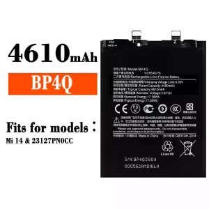 Genuine cell phone battery BP4Q for Xiaomi Mi 14
