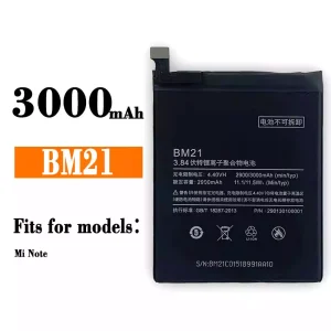 Genuine cell phone battery BM21 for Xiaomi Mi Note