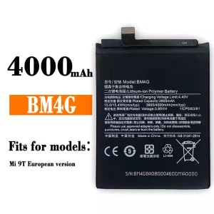 Genuine cell phone battery BM4G for Xiaomi Mi 9T