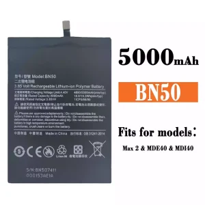 Genuine cell phone battery BN50 for Xiaomi Max 2