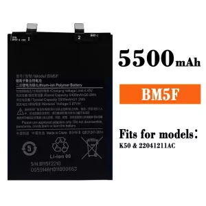 Genuine cell phone battery BM5F for Xiaomi K50