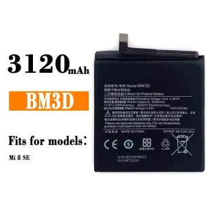 Genuine cell phone battery BM3D for Xiaomi Mi 8 se