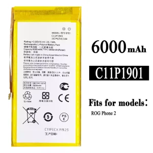 Genuine cell phone battery C11P1901 for Asus ROG Phone 2