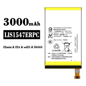 Genuine cell phone battery LIS1547ERPC for Sony Z2 mini / Z2A