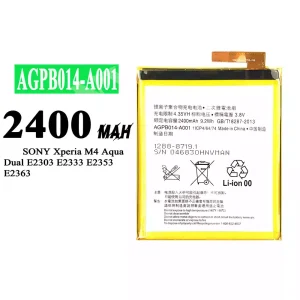 Genuine cell phone battery AGPB014-A001 for Sony Xperia M4 Aqua Dual E2312 / E2303 / E2333 / E2363 / E2353