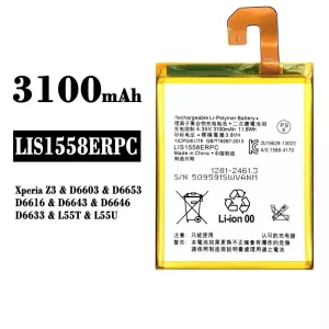 Genuine cell phone battery LIS1558ERPC for Sony Xperia Z3