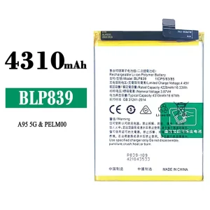 Genuine cell phone battery BLP839 for OPPO A95 5G / A94 5G / Reno 5Z 5G / Reno 6Z