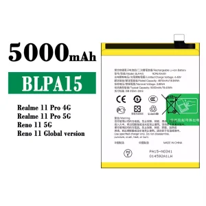 Genuine cell phone battery BLPA15 for OPPO Realme 11 5G / Realme 11 Pro 4G 5G / Reno 11 5G