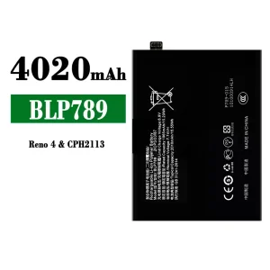 Genuine cell phone battery BLP789 for OPPO Reno 4 5G