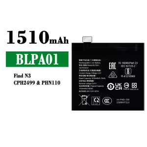 Genuine cell phone battery BLPA01 for OPPO Find N3