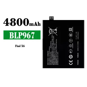 Genuine cell phone battery BLP967 for OPPO Find X6