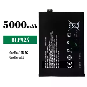 Genuine cell phone battery BLP925 for OnePlus 10R 5G/ OnePlus ACE/ 1+NORD 3 5G