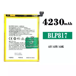 Genuine cell phone battery BLP817 for OPPO A15 /A15S /A16K