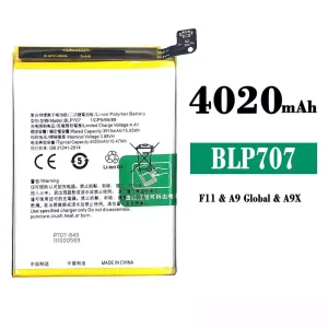 Genuine cell phone battery BLP707 for OPPO A9 /A9X /F11