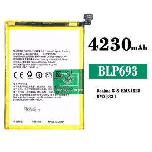 Genuine cell phone battery BLP693 for OPPO Realme 3