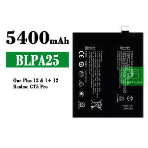 Genuine cell phone battery BLPA25 for OPPO One plus 12/Realme GT5 Pro