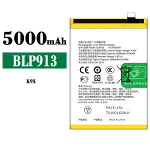Genuine cell phone battery BLP913 for OPPO K9X