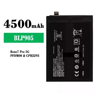 Genuine cell phone battery BLP905 for OPPO Reno 7 Pro