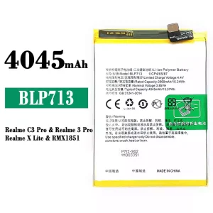 Genuine cell phone battery BLP713 for OPPO Realme C3 Pro/ Realme 3 Pro/Realme X Lite